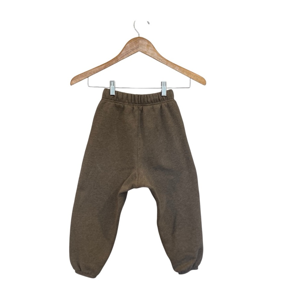 Fear Of God Essentials Fleece Jogger Sweatpants In Taupe Kids Size 6/7 - Picture 7 of 10